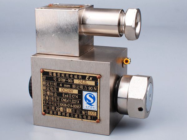Explosionsbevis solenoider för hydraulik